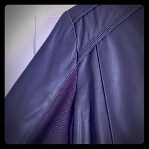 Leather jacket, gorgeous fit! Rachel Roy